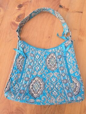 Vera Bradley Totally Turquoise Paisley Shoulder Bag